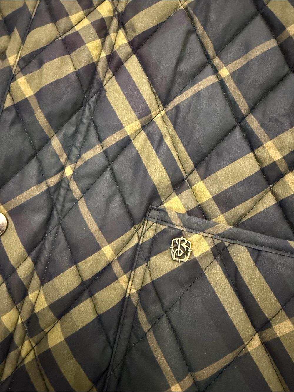 Burberry Quilted Jacket Plaid Women - Picture 4 of 5